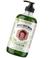 A 16 oz bottle of Holy Hot Mom Ex-it Oil castor oil blend with a black pump dispenser and a vintage-style illustrated label, shown on a plain white background.